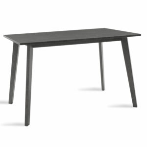 Τραπέζι Benson pakoworld MDF σε rustic grey απόχρωση 120x75x75εκ