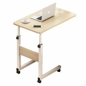 Βοηθητικό τραπέζι Talf pakoworld τροχήλατο φυσικό-λευκό 60x40x62-88εκ