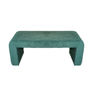 Σκαμπό Gagga Inart βελούδο σε πράσινη απόχρωση 110x40x45εκ