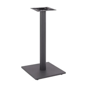 Βάση τραπεζιού Bar Batan pakoworld μεταλλική σε μαύρη απόχρωση 40x40x94εκ