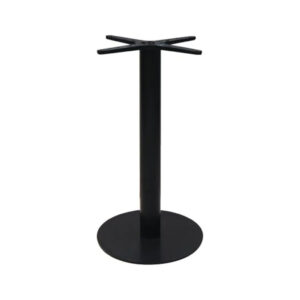 Βάση τραπεζιού Bar Stada pakoworld μεταλλική σε μαύρη απόχρωση Φ40x108εκ