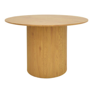 Τραπέζι Karulo pakoworld mdf σε sonoma απόχρωση Φ120x76εκ