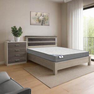 Φοιτητικό πακέτο επίπλων κρεβατοκάμαρας Twist pakoworld σετ 3τεμ