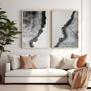 Πίνακας Nepen pakoworld δίπτυχος με ψηφιακή εκτύπωση και πλαίσιο 33x1.5x48εκ