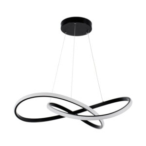 Φωτιστικό οροφής Artisun pakoworld led μέταλλο μαύρο Φ56x100εκ