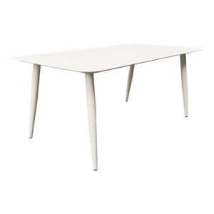 Τραπέζι Vista pakoworld αλουμίνιο σε λευκη απόχρωση 150x80x72εκ