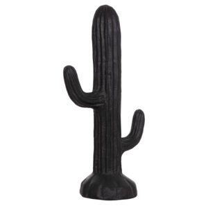 ΔΙΑΚΟΣΜΗΤΙΚΟΣ ΚΑΚΤΟΣ ΔΑΠΕΔΟΥ CACTUS HM4386.01L ΓΥΨΟΣ ΣΕ ΜΑΥΡΟ 63x37x150Υεκ.