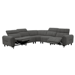 ΓΩΝΙΑΚΟΣ ΚΑΝΑΠΕΣ ΜΕ RECLINE ORACLE HM3290.01 ΓΚΡΙ ΥΦΑΣΜΑ 260x260x90(κάθισμα)x94Υεκ.