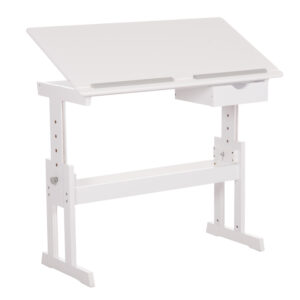 ΓΡΑΦΕΙΟ/ΣΧΕΔΙΑΣΤΗΡΙΟ ASCENT HM18289 MDF ΣΕ ΛΕΥΚΟ 109x55x87,5Υεκ