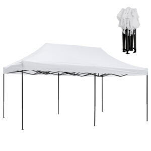 ΚΙΟΣΚΙ/GAZEBO MATTHEW HM6312 ΠΤΥΣΣΟΜΕΝΟ-ΣΚΕΛΕΤΟΣ ΜΕΤΑΛ.ΜΑΥΡΟΣ-ΛΕΥΚΟ ΥΦΑΣΜΑ 300x600x310Yεκ