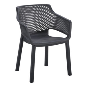 ΠΟΛΥΘΡΟΝΑ ΠΟΛΥΠΡΟΠΥΛΕΝΙΟΥ PEGGY HM6368.02 ΜΑΥΡΟ 60x55x79Υεκ