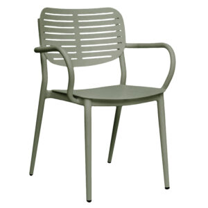 ΠΟΛΥΘΡΟΝΑ ΤΡΑΠΕΖΑΡΙΑΣ HILLIARD HM6644.07 ΑΛΟΥΜΙΝΙΟ ΣΕ OLIVE GREEN 58x52x78Υεκ