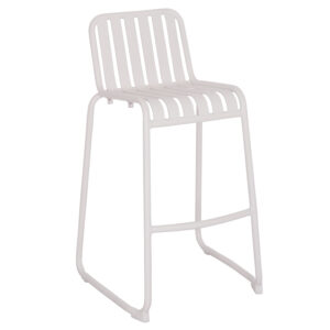 ΣΚΑΜΠΟ ΜΠΑΡ ΑΛΟΥΜΙΝΙΟΥ RACHEL HM6341.02 ΛΕΥΚΟ 47x56,5x98,5Υεκ.