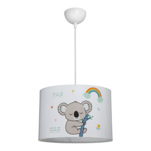 Παιδικό φωτιστικό οροφής Koala led E27 πολύχρωμο PVC Φ30x20εκ