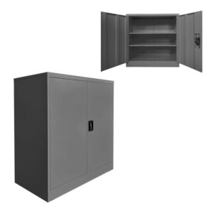 Μεταλλικό ντουλάπι Armon ανθρακί 90x45x90εκ