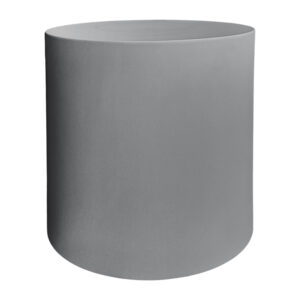 ΤΡΑΠΕΖΙ ΒΟΗΘΗΤΙΚΟ FIBER CEMENT ΣΤΡΟΓΓΥΛΟ KYOKO HM6592.01 ΓΚΡΙ Φ40x43Υεκ.